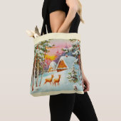 sneeuwscène tote bag (Dichtbij)