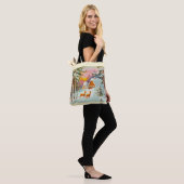 sneeuwscène tote bag (Op model)