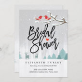 Sneeuwscene Vrijgezellenfeest Winter Weddenschap Kaart (Voorkant / Achterkant)