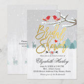 Sneeuwscene Vrijgezellenfeest Winter Weddenschap Kaart (Voorkant / Achterkant)