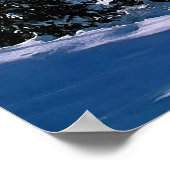 Sneeuwscène Winter Mountains Print (Hoek)