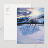 Sneeuwschaduwen 2009 briefkaart (Voorkant / Achterkant)