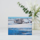 Sneeuwschaduwen 2010 briefkaart (Staand voorkant)