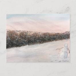 SNEEUWSCHAPEN POSTKAART