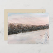 SNEEUWSCHAPEN POSTKAART (Voorkant / Achterkant)