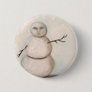 sneeuwschilderij ronde button 5,7 cm