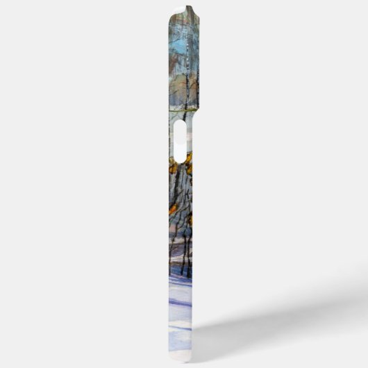 Sneeuwschilderij Waterverf Case-Mate iPhone Case (Achterkant / Rechts)