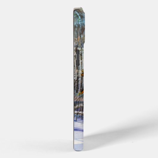 Sneeuwschilderij Waterverf Case-Mate iPhone Case (Achterkant / Rechts)