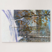 Sneeuwschilderij Waterverf Legpuzzel (Horizontaal)