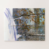 Sneeuwschilderij Waterverf Legpuzzel (Horizontaal)