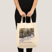Sneeuwschilderij Waterverf Tote Bag (Voorkant (product))