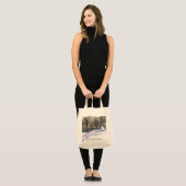 Sneeuwschilderij Waterverf Tote Bag (Voorkant (model))