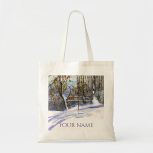 Sneeuwschilderij Waterverf Tote Bag