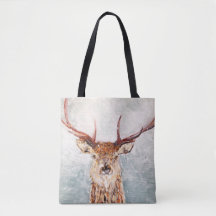 Sneeuwschilferende Canvas tas