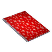sneeuwschilfering voor kerstmis notitieboek (Rechterzijde)