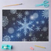 sneeuwschilfers voor kerstmis tissuepapier (Craft)