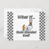 Sneeuwschoen Briefkaart (Voorkant / Achterkant)