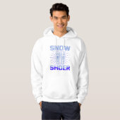 Sneeuwschoen Grafisch ontwerp Hoodie (Voorkant volledig)