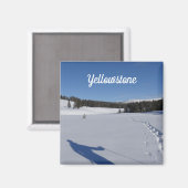 Sneeuwschoen in het nationale park van Yellowstone Magneet (Voorkant / Achterkant)