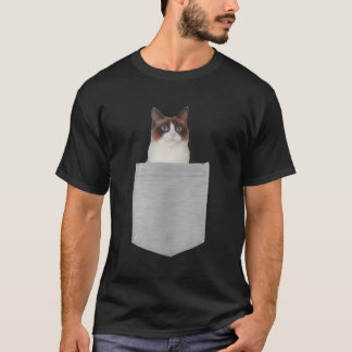 Sneeuwschoen kat in je zak voor Kerstmis T-shirt
