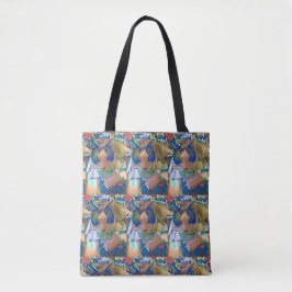 sneeuwschoen, kat tote bag