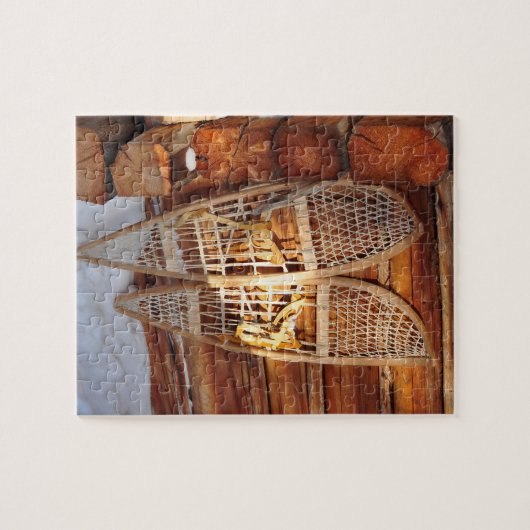 Sneeuwschoen Legpuzzel (Horizontaal)