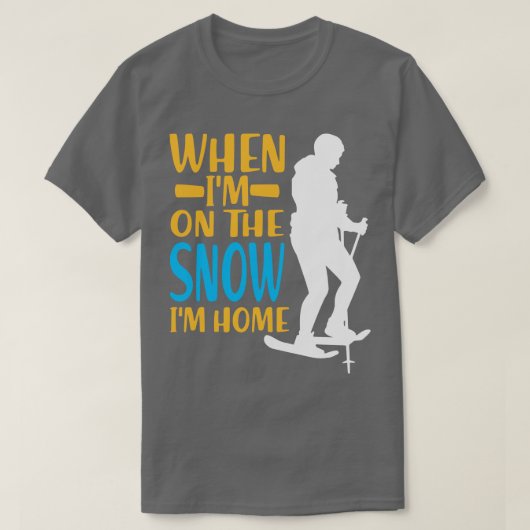 Sneeuwschoen Wandelen 1 T-shirt (Design voorkant)
