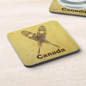 Sneeuwschoenen Bier Onderzetter (Linkerzijde)