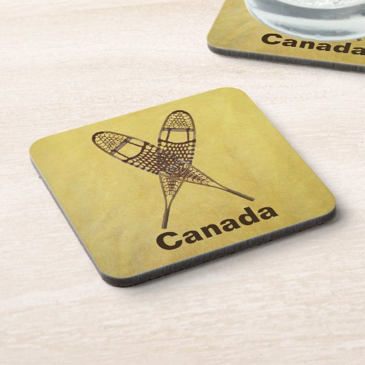 Sneeuwschoenen Bier Onderzetter (Linkerzijde)