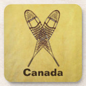 Sneeuwschoenen Bier Onderzetter (Voorkant)