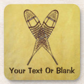 Sneeuwschoenen Bier Onderzetter (Voorkant)