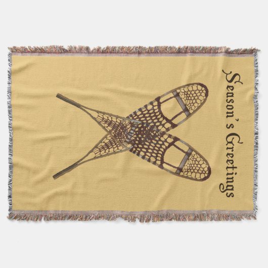 Sneeuwschoenen Deken (Voorkant)