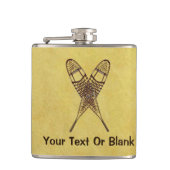 Sneeuwschoenen Heupfles (Voorkant)