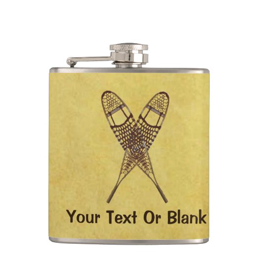 Sneeuwschoenen Heupfles (Voorkant)