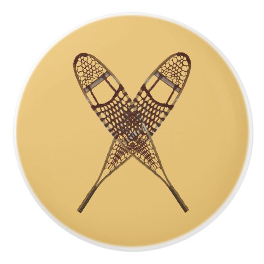 Sneeuwschoenen Keramische Knop (Voorkant)