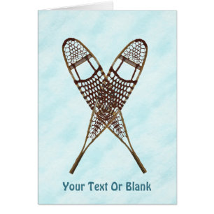 Sneeuwschoenen op sneeuw