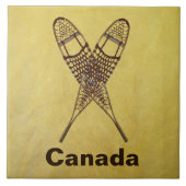 Sneeuwschoenen Tegeltje (Voorkant)