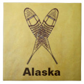 Sneeuwschoenen Tegeltje (Voorkant)