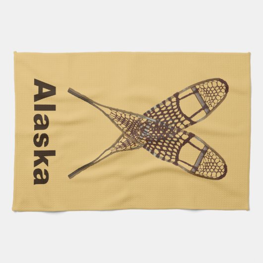 Sneeuwschoenen Theedoek (Horizontaal)