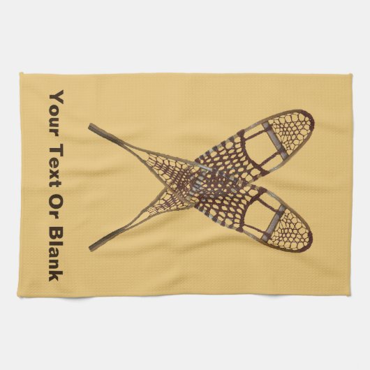 Sneeuwschoenen Theedoek (Horizontaal)