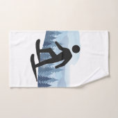 Sneeuwschoenontwerp Bad Handdoek (Handdoek)