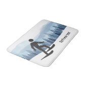 Sneeuwschoenontwerp Badmat (Gekanteld)