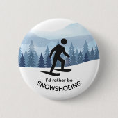 Sneeuwschoenontwerp Button (Voorkant)