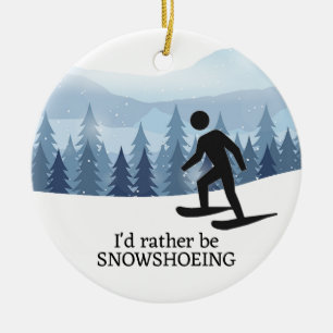 Sneeuwschoenontwerp Keramisch Ornament