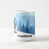 Sneeuwschoenontwerp Koffie Mok (Center)