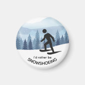 Sneeuwschoenontwerp Magneet (Voorkant)