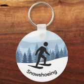 Sneeuwschoenontwerp Sleutelhanger (Voorkant)