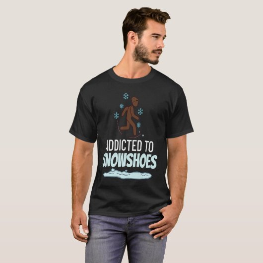 Sneeuwschoenschoenen Schoentrekken Schoenen 14 T-shirt (Voorkant volledig)