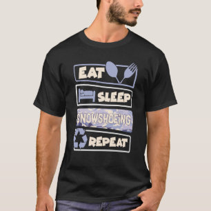 Sneeuwschoenschoenen Snowschoenen Schoenen 2 T-shirt