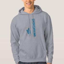 Sneeuwschoenvlag afbeelding hoodie